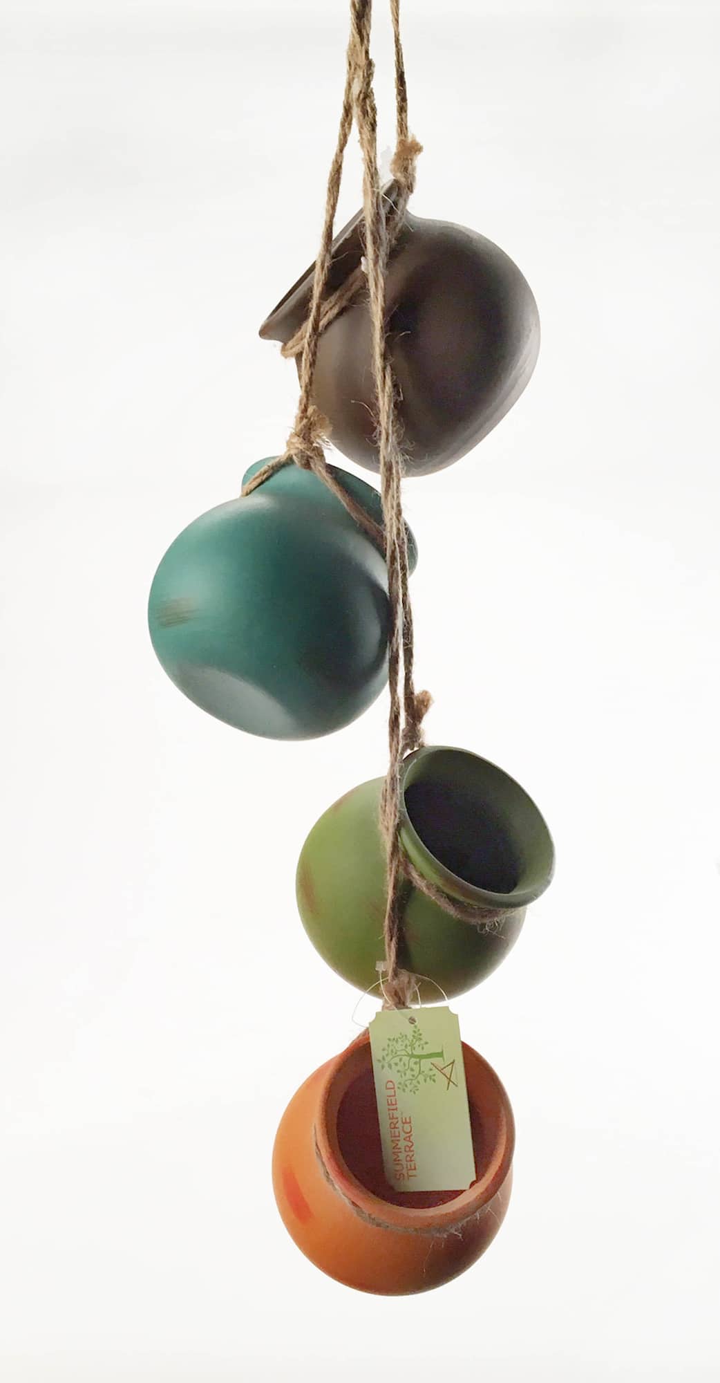 23" Dangling Mini Pots